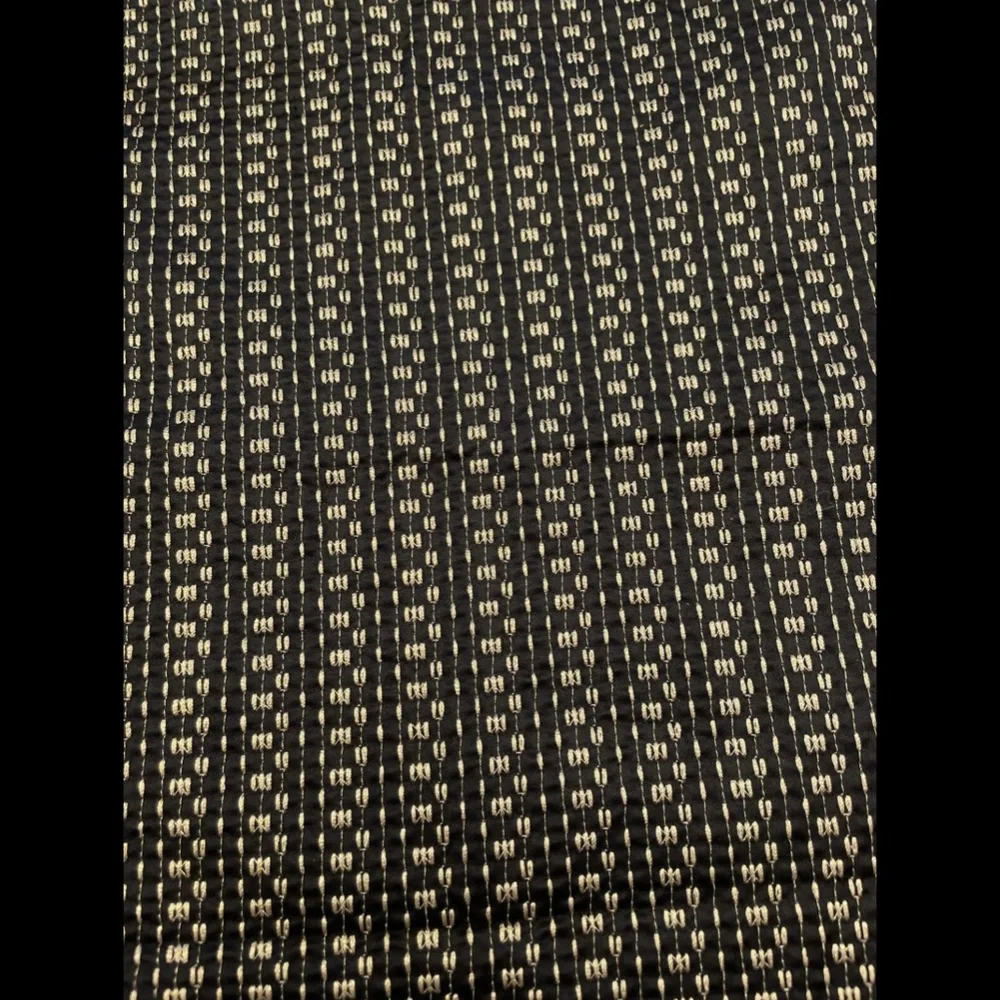 NWD‎ Hotel Collection Linear Chevron (1) European Euro Case Sham in Black